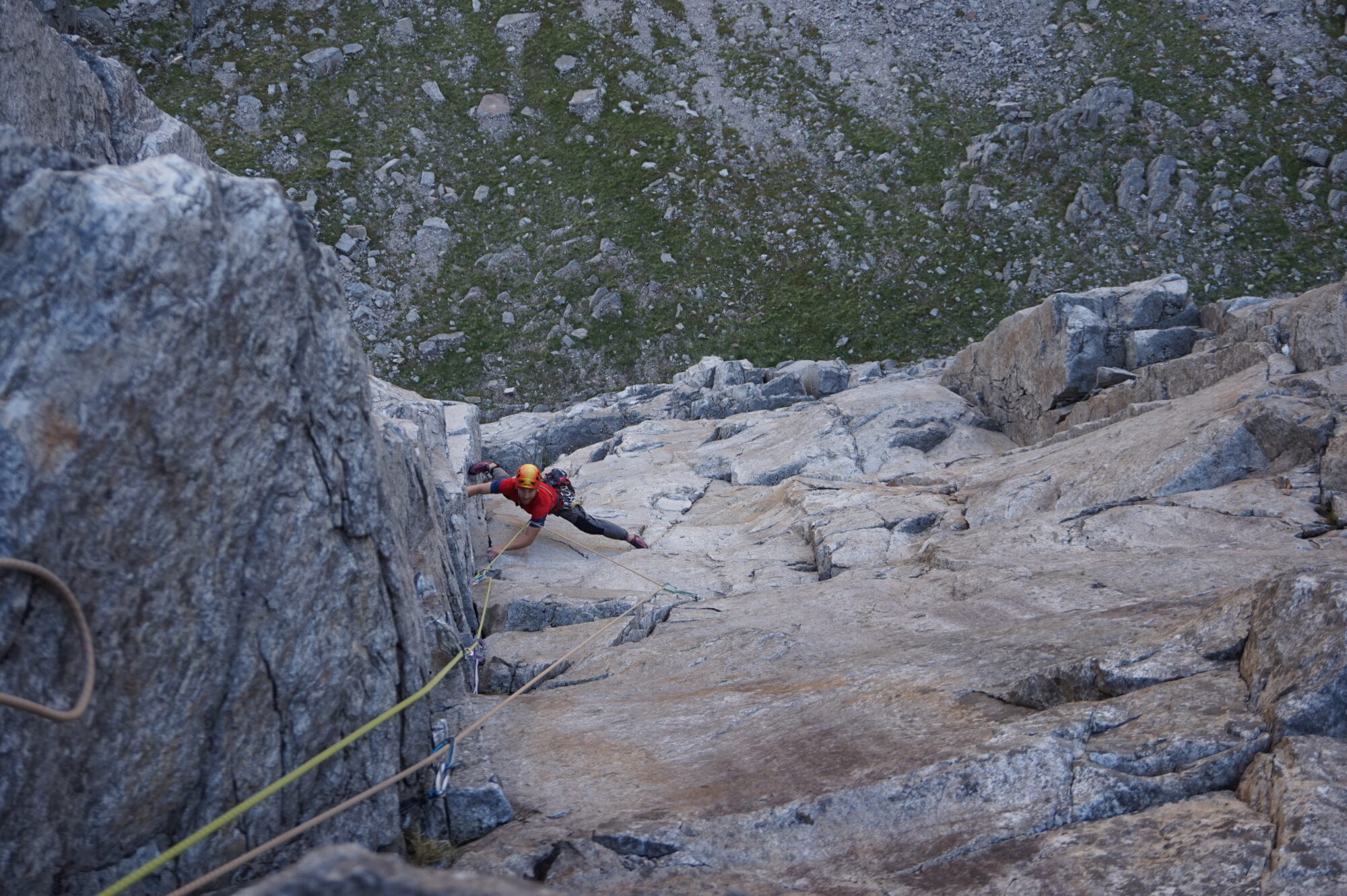 Guided multipitch rock climbing