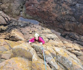 Rock Climbing on the Aberdeen Coast Rock Climbing taster Aberdeen